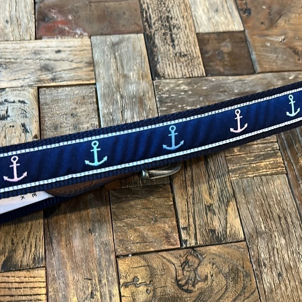 Janie and Jack Anchor Navy Canvas Belt NWOT